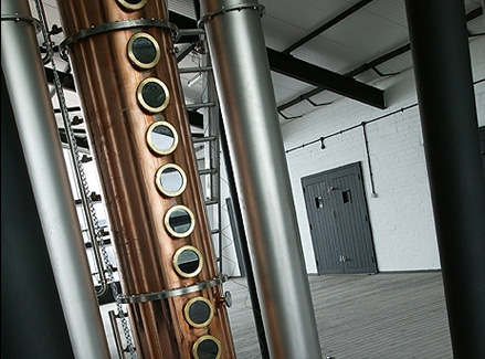 Inside Chase Distillery