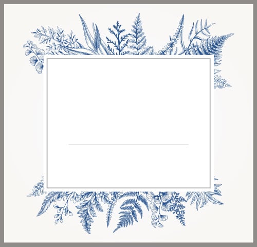 Pattern Label - Leaves