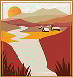 Pattern Label - Valley 2024