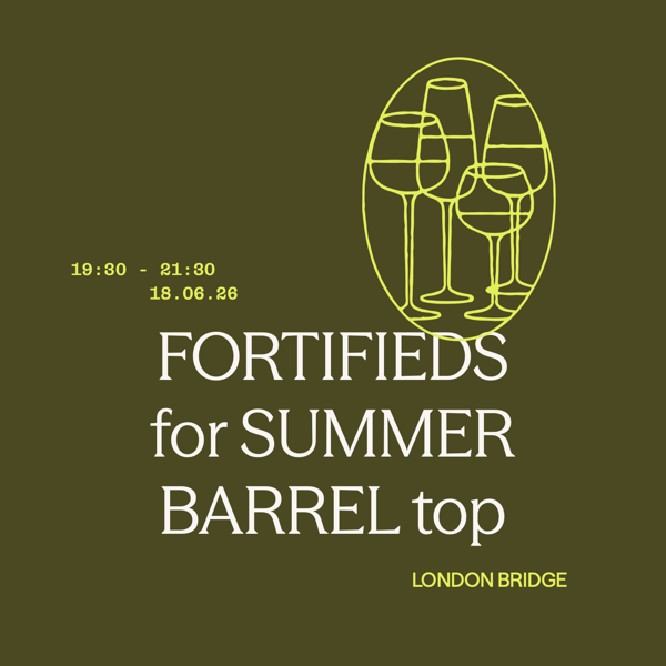 Fortifieds for Summer – a walk-around wine tasting (18 June 2026 19:30-21:30)