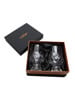Glencairn Two Cut Crystal Glasses Set /with Presentation Box