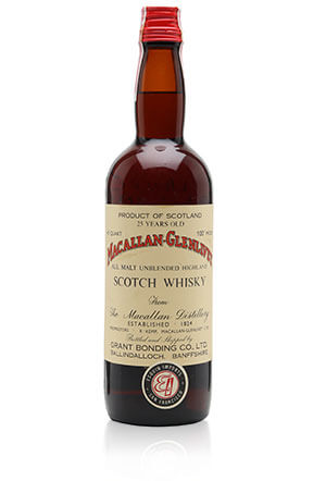 Macallan-Glenlivet 25 Year Old / 100 Proof / Bot.1960s