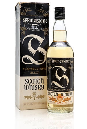 Springbank 21 Year Old / Bot.1970s / 100 Proof