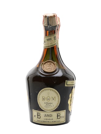 Benedictine Liqueur / 2 Part Bottle / Bot.1950s