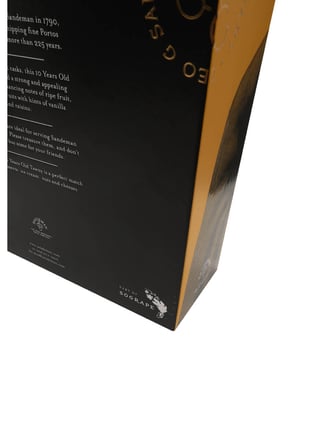 Sandeman 10 Year Old Tawny Port / Glass Set