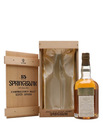 Springbank 15 Year Old / Dumpy Bottle / Bot.1980s
