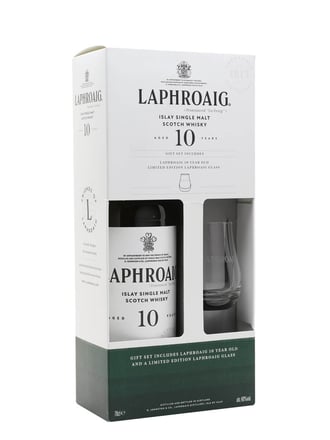 Laphroaig 10 Year Old Glass Pack