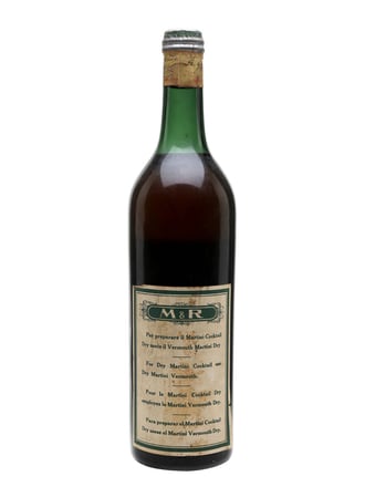 Martini Dry Vermouth / Bot.1950s