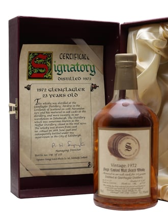 Glenflagler 1972 / 23 Year Old / Signatory