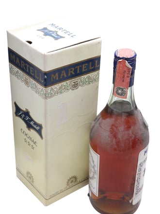 Martell 3 Stars Cognac / Bot.1970s