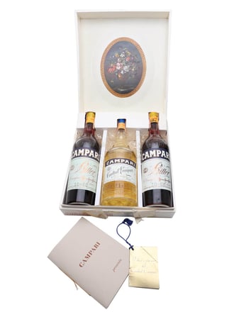 Campari Bitter & Cordial Set / Bot.1960s / 3 x 75cl