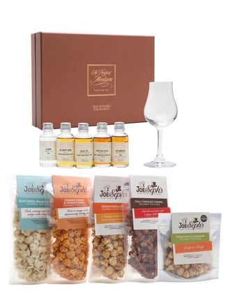 Rum And Popcorn Pairing Tasting Set /  5x3cl Plus 5 Bags of Popcorn