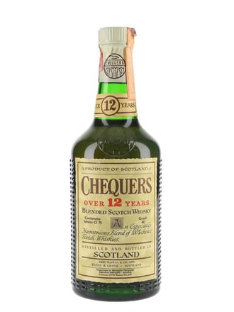 Chequers Over 12 Years Old / Bot.1970s