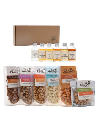 Rum and Popcorn Pairing Set with 6 bags of Popcorn / Rum Show 2021 / 6x3cl