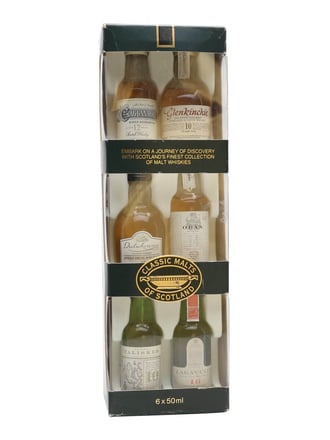 Classic Malt Miniature Gift Pack / Set of 6 Minis