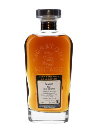 Cambus 1991 / 30 Year Old / Signatory