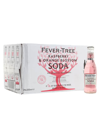 Fever-Tree Raspberry & Orange Blossom Soda / Case of 24x20cl Bottles