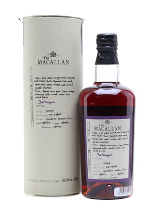 Macallan 1980 / 21 Year Old / ESC 2 / Oloroso Sherry Butt #4063