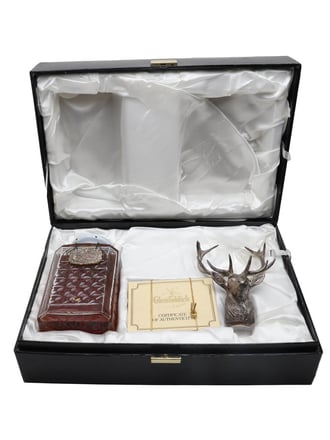 Glenfiddich 30 Year Old / Silver Stag Decanter / Bot.1980s