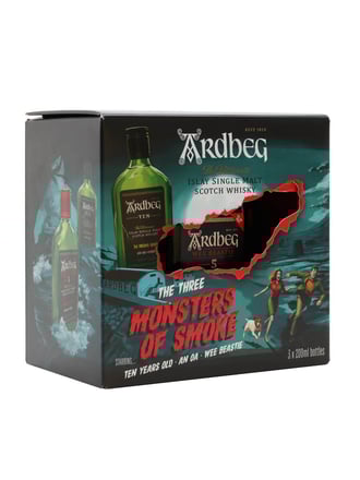 Ardbeg The Three Monsters of Smoke Trio Pack / 3x20cl