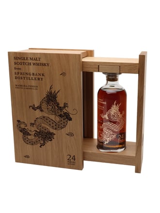 Springbank 1996 / 24 Year Old / Sherry & Madeira Casks /East Asia Asanoha Dragon