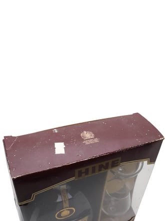 Hine VSOP Cognac + 2 Glasses Pack / Bot.1980s
