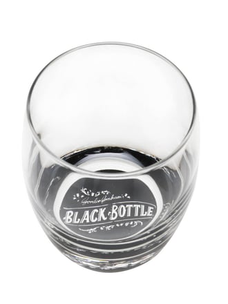 Black Bottle / Tumbler Glass