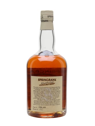 Springbank 1966 Local Barley / Bot.1997 / Cask #485