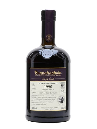Bunnahabhain 1990 / 32 Year Old / Oloroso Butt /Exclusive to The Whisky Exchange