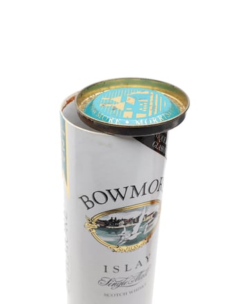 Bowmore 12 Year Old with Glass / Screen Printed Label / Bot. 1980s