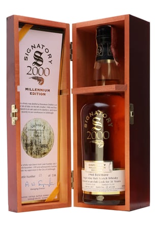 Bowmore 1968 / 31 Year Old / Millennium Edition / Cask #3817 / Signatory