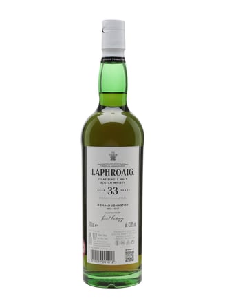Laphroaig 33 Year Old / Strong Characters: Donald Johnston