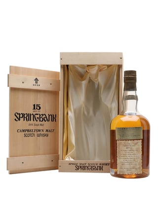 Springbank 15 Year Old / Dumpy Bottle / Bot.1980s