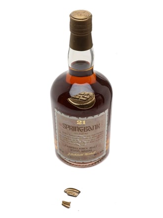 Springbank 21 Year Old / Dumpy Bottle / Bot.1990s