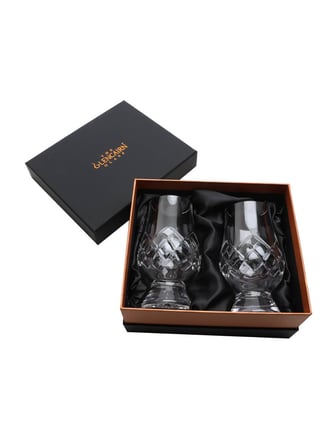 Glencairn Two Cut Crystal Glasses Set /with Presentation Box