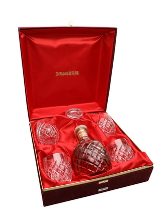 Drambuie Whisky Liqueur / Wedgwood Crystal Set / Bot.1980s