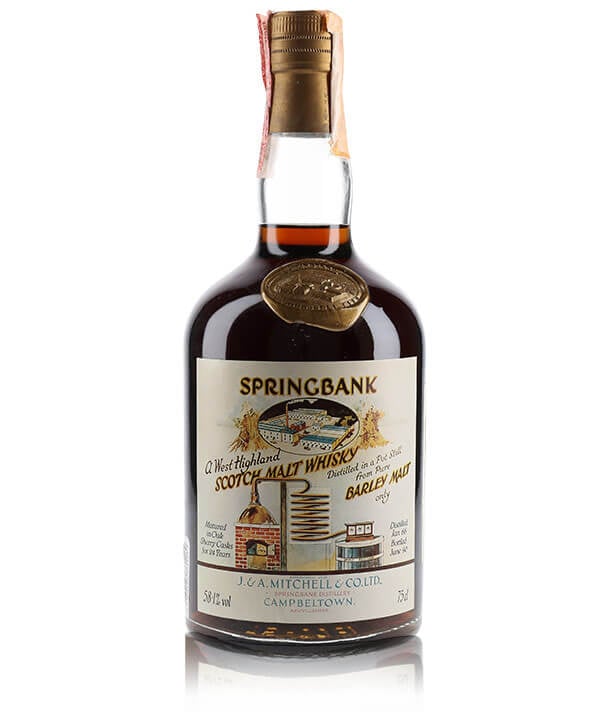 ウイスキー SPRINGBANK CAMPBELTOWN MALT 750ml Springbank 10 year Single Malt Scotch Whiskey - 750ml