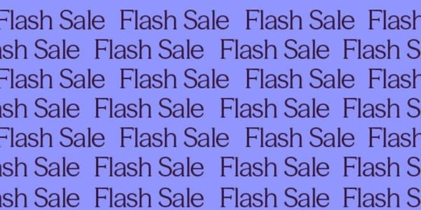 24 Hour Flash Sale