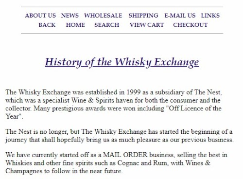 1999 The website is launched
