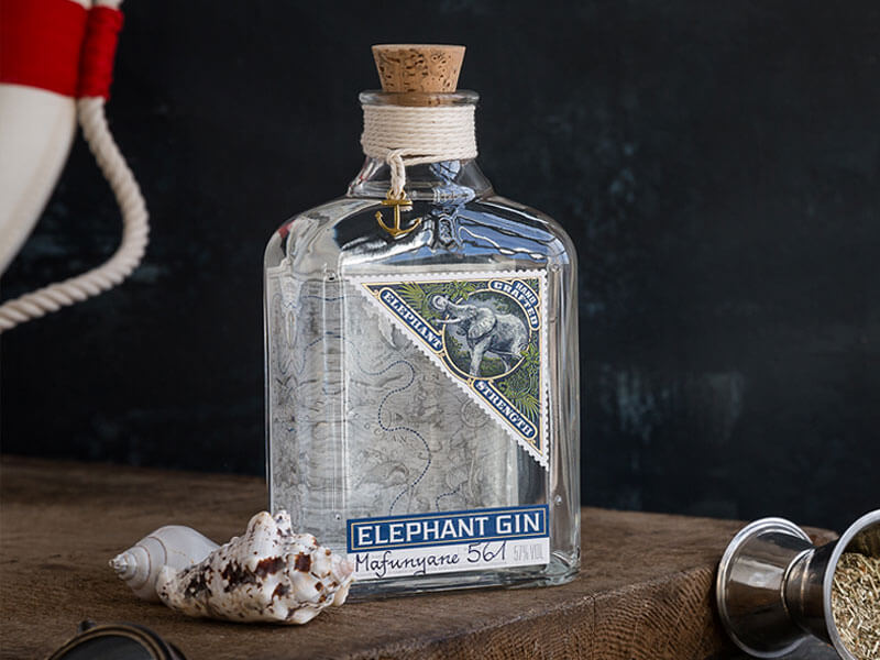 Elephant Strength Gin bottle