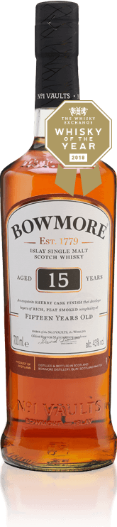 Bowmore 15 Year Old + 2 Glasses Set
