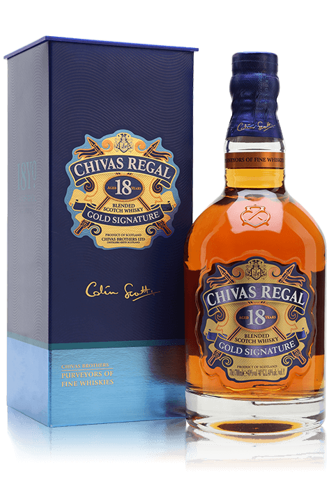 Personalised Chivas Regal 18 Year Old Engraving : The