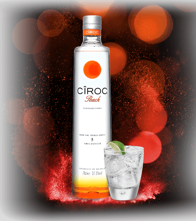 Personalised Ciroc Peach Vodka Engraving : The Whisky Exchange