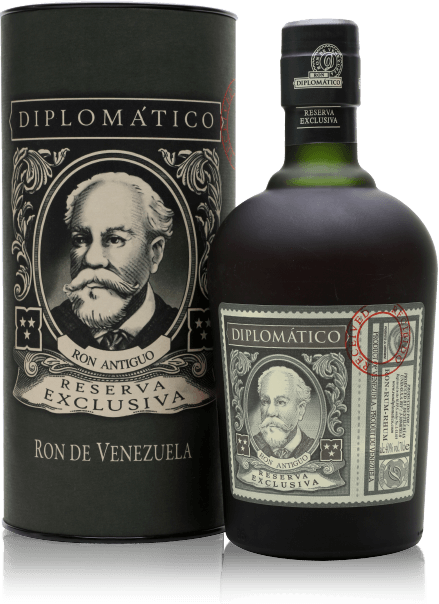 Diplomatico Reserve Exclusiva bottle with box