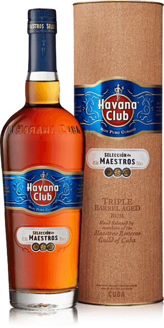 Havana Club Seleccion de Maestros bottle with gift box