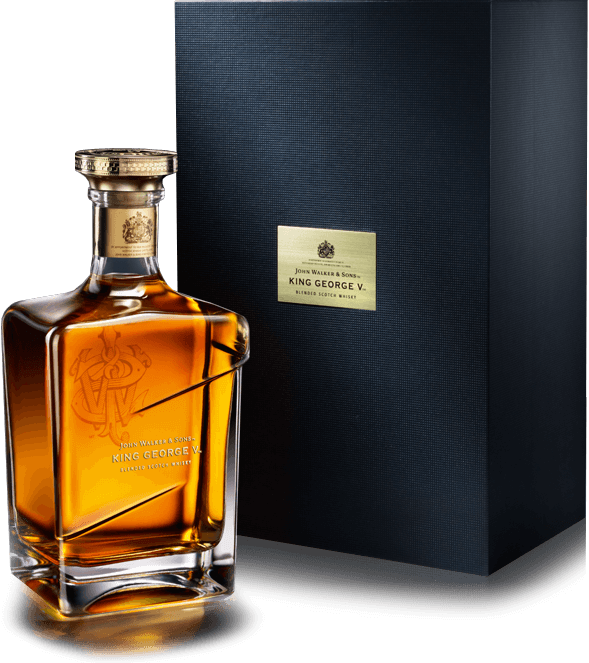 Johnnie Walker King George V bottle with gift box