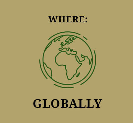 Where: Globally