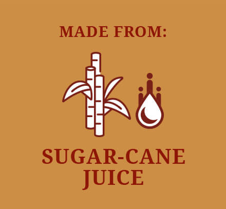 Made from: Sugar-cane Juice