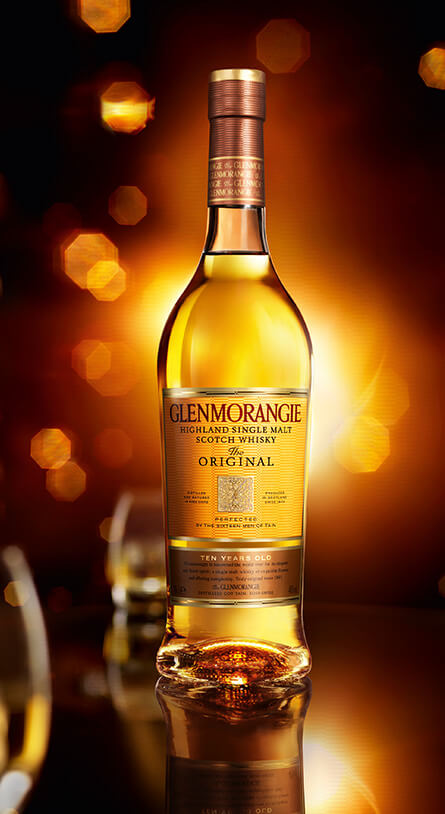 Glenmorangie 10 Year Old whisky bottle