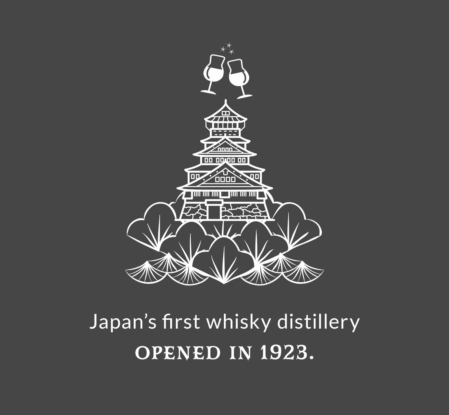 Japan’s first whisky distillery opened in 1923.